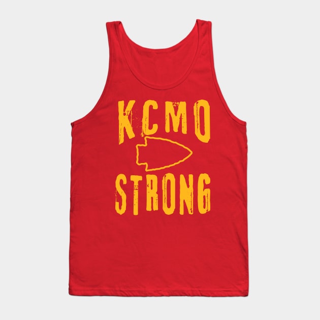 KCMO STRONG with Arrowhead Tank Top by Scarebaby